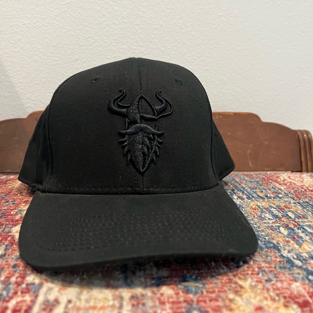 Dekker Brewing Viking Black Embroidered Logo SnapBack Hat